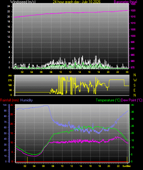 24 Hour Graph for Day 10