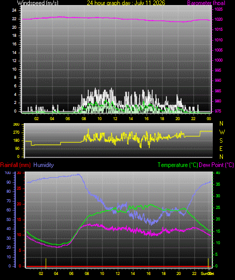 24 Hour Graph for Day 11